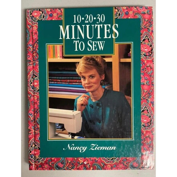 10 20 30 Minutes To Sew Vintage Sewing Book 1992 Nancy Zieman - Picture 1 of 1
